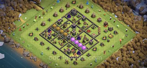 coc best base th9.